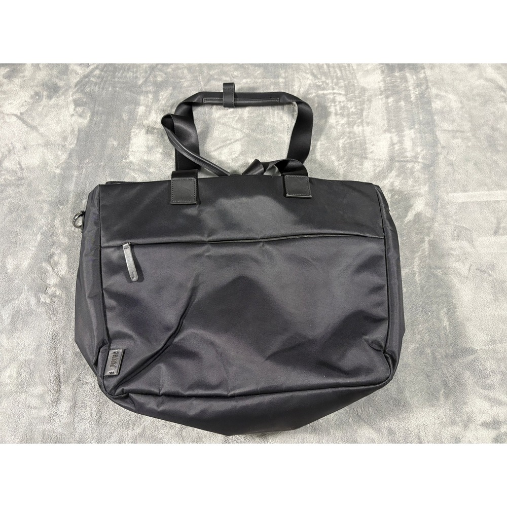 July Unisex Everyday Tote Laptop Bag OS Black Nylon Luggage Sleeve Strap